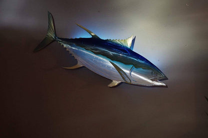 Exo-Stencil Series Tuna: Premium Original Handmade Metal Wall Art Sculpture, Lifelike Depiction of Tuna Fish for Fishing Enthusiasts