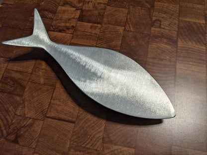 Individually Mounted Baitfish: Original Handmade Metal Wall Art for Unique Coastal Decor